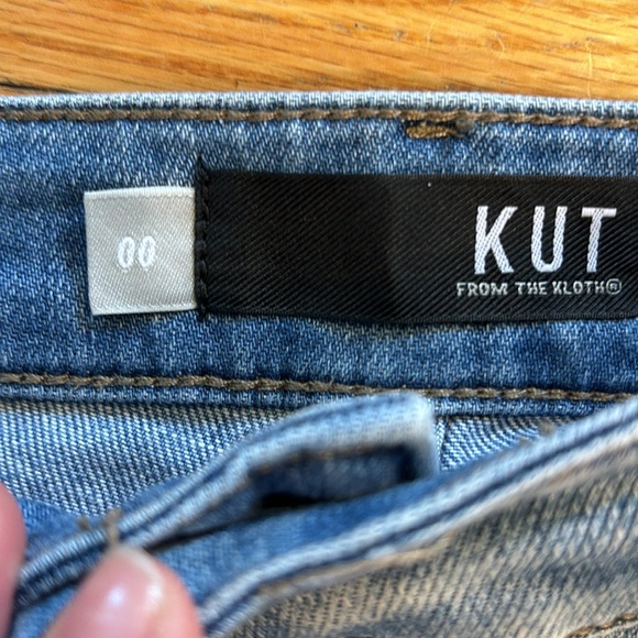 NWOT KFTK Fab Ab Ankle Kelsey Flare Jean - Picture 3 of 6